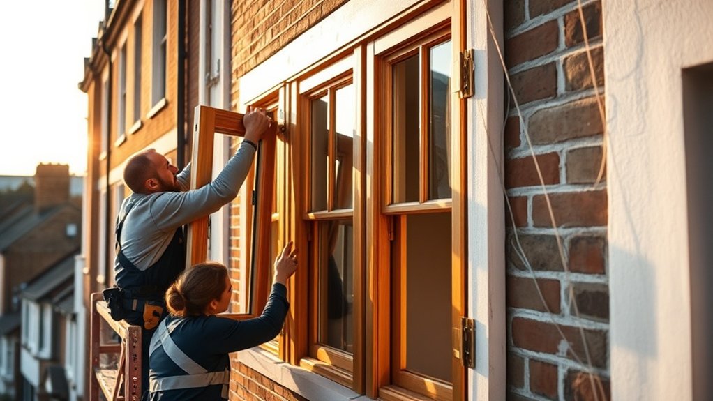 Wooden Window Installation Walthamstow