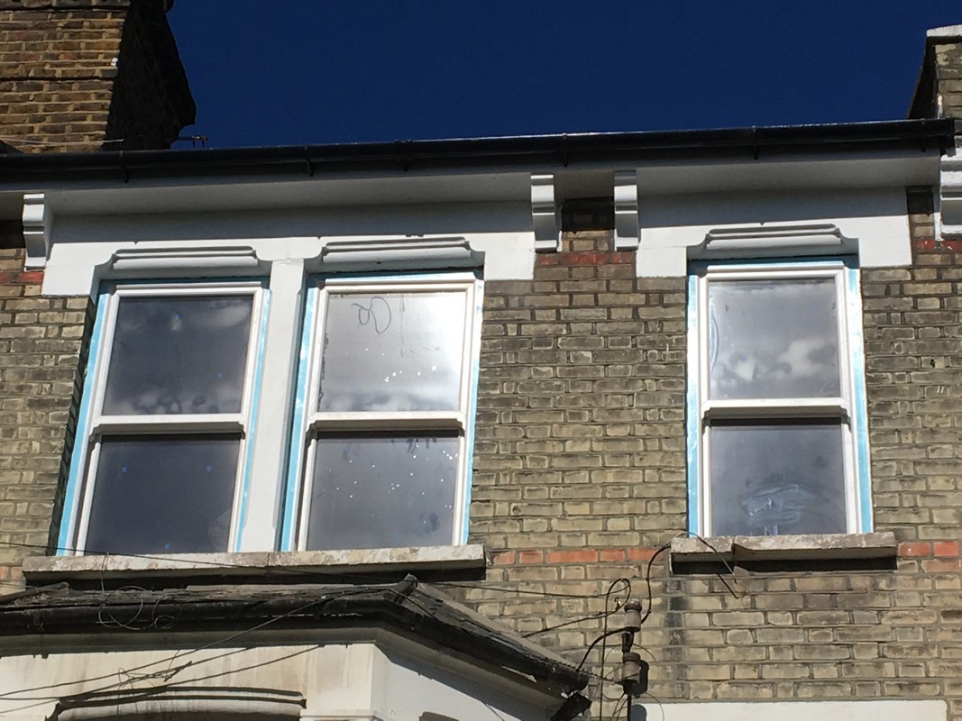 New uPVC sash windows fitted on Victorian terrace in Walthamstow